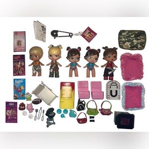 Lot Of 5 Vintage Bratz Babyz + Clothes,  Accessories & Pets
